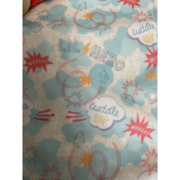 Mary Meyer Raccoon Super Hero Lovey Knotted Ribbed Security Blanket 14x14 Soft - Picture 11 of 11